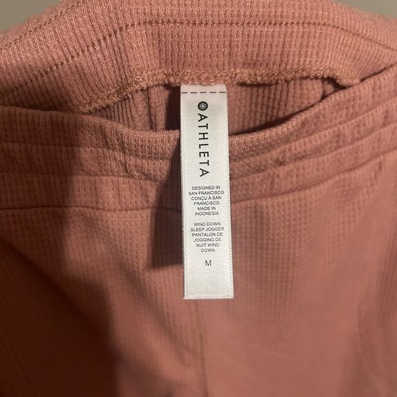Athleta wind down waffle knit sleep jogger size medium - Picture 5 of 6